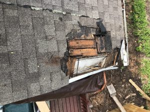 storm damage roof
